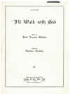 I'll Walk With God from 'The Student Prince' (1954) used sheet music