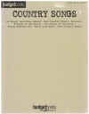 BudgetBooks Country Songs PVG songbook