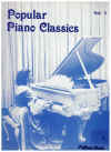 Popular Piano Classics Volume 3 for sale