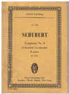 Schubert Unfinished Symphony No.8 in B minor D.759 study score
