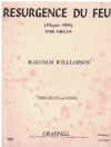 Resurgence Du Feu (Paques 1959) for Organ by Malcolm Williamson sheet music