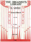 Grand March from 'Aida' by G Verdi for Organ sheet music