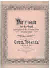 Variationen fur die Orgel uber Sir Arthur Sullivan's Melodie zum Fest Choral sheet music