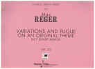 Variations And Fugue On An Original Theme In F Sharp Minor by Max Reger Op.73 for Organ sheet music