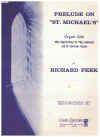Prelude on 'St. Michael's' for Organ by Richard Peek sheet music