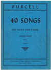 Henry Purcell 40 Songs For Voice And Piano High Voice Vol.1