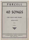 Henry Purcell 40 Songs For Voice and Piano High Voice Vol.4