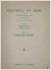 Farewell To Arms Introduction & Aria For Tenor Voice and Piano