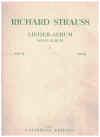 Richard Strauss Lieder-Album I for High Voice and Piano songbook