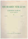 Richard Strauss Lieder-Album IV for High Voice and Piano songbook