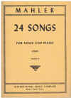Mahler 24 Songs Volume III For High Voice and Piano