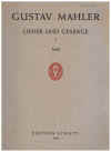 Gustav Mahler Lieder und Gesange I Hoch For High Voice and Piano