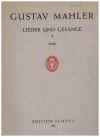 Gustav Mahler Lieder und Gesange II Hoch For High Voice and Piano