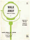 Walk Away (Warum nur warum) (1961) used sheet music