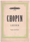 Chopin Polnische Lieder fur eine Singftimme for Sopran oder Tenor and Piano