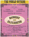 The World Outside from 'Robert and Elizabeth' sheet music