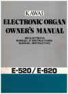 Kawai Electronic Organ E-520/E-620 Owner's Manual