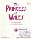 The Princess Of Wales (Tywysoges Cymru) piano used sheet music