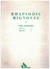 Carl Koelling Rhapsodie Mignonne Op. 410 for Piano Duet
