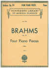 Brahms Four Piano Pieces Op. 119 for piano