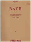 Bach 15 Two Part Inventions for piano