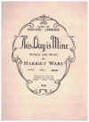 This Day Is Mine (1942) sheet music
