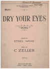 Dry Your Eyes (in D) (1941) sheet music