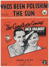 Who's Been Polishing The Sun 1934 sheet music