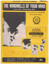 The Windmills Of Your Mind 1968 used sheet music