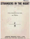 Strangers In The Night 1966 used sheet music