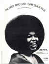 The First Time Ever I Saw Your Face (1965 Roberta Flack) used sheet music