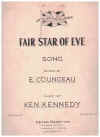 Fair Star Of Eve (1931) sheet music
