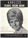 4,003,221 Tears From Now (1963 Judy Stone) sheet music