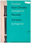 Fourteen Bach Chorales for Soprano or Tenor Recorder and Piano