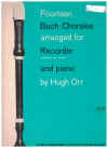 Fourteen Bach Chorales for Soprano or Tenor Recorder and Piano