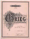 Edvard Grieg: I Love Thee (in D) lieder sheet music