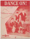 Dance On! (1962 The Shadows) used sheet music