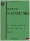 Kabalevsky 17 Easy Pieces For Piano Solo Op. 27