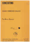 Concertino For Brass Quartet -by- Juan Orrego-Salas for brass ensemble