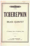 Brass Quintet -by- Alexander Tcherepnin, Op.105