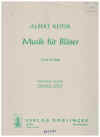 Musik fr Blaser (Music For Brass) -by- Albert Reitter for brass ensemble