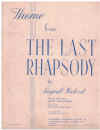 Theme from The Last Rhapsody sheet music