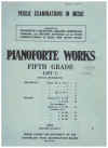 AMEB Pianoforte Examinations 1961 5th Grade List C Sonata Movements