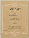 Haydn Serenade for Piano sheet music