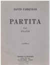Partita for Piano by David Farquhar sheet music