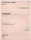 Robert Schumann Whims Op.12 No.4 sheet music