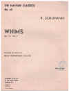 Robert Schumann Whims Op.12 No.4 sheet music