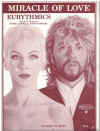 Miracle Of Love (1986 Eurythmics) sheet music