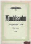 Mendelssohn Ausgewahlte Lieder Hohe Stimme (Losse)