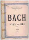 J S Bach Songs and Airs Vol.II For Tenor (E Prout) piano songbook